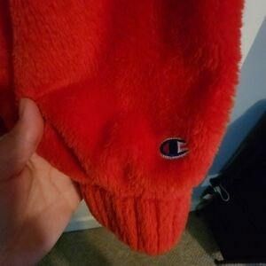 Champion Vibrant Red Plush Jacket